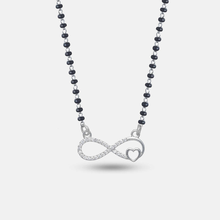 925 silver Forever in Love mangalsutra – Tassya Silver