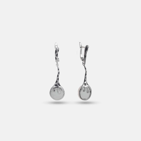 Frosted Splash Enamel Drops - tassyasilver.com