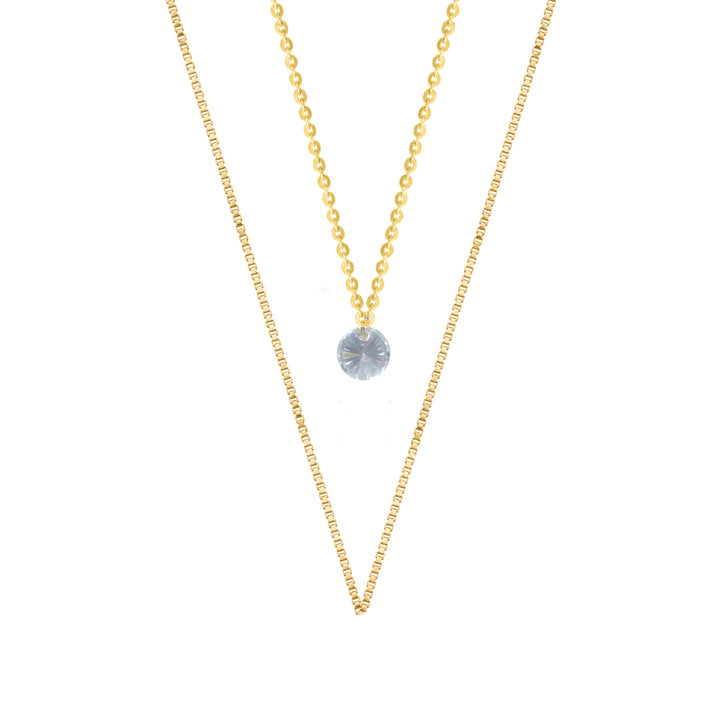 Golden Glow Chain Pendant - tassyasilver.com