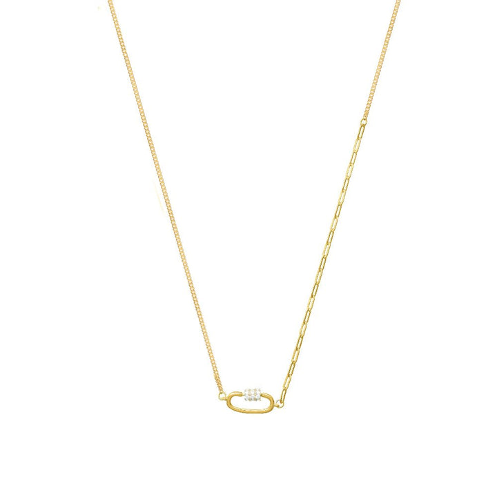 Tassya Golden Link Chain Pendant for women