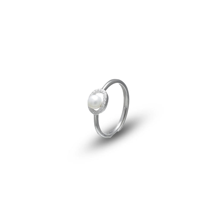 Halo Pearl Whisper Ring - tassyasilver.com