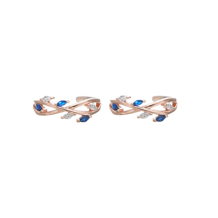 Midnight Vine Toe Rings - tassyasilver.com