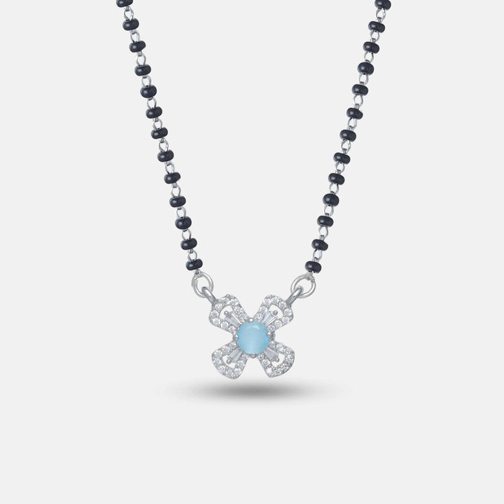 925 silver Ocean Glow mangalsutra – Tassya Silver