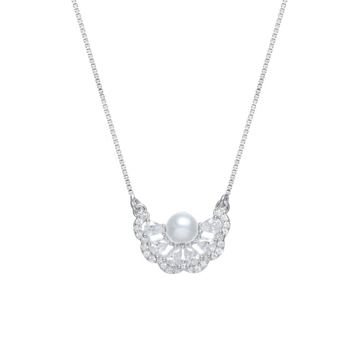 Pearl Elegance Chain Pendant - tassyasilver.com
