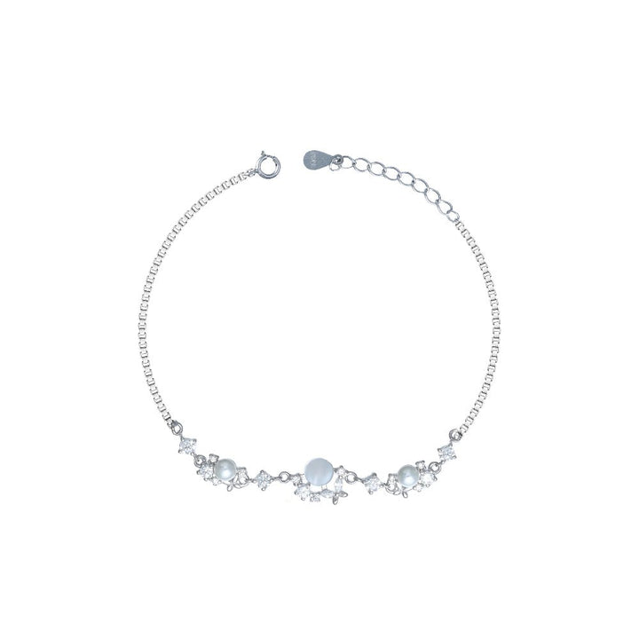 Pearl Sparkle Bracelet - tassyasilver.com