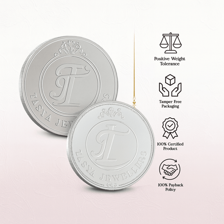 Pure 999 Silver 10g Tassya Coin - tassyasilver.com