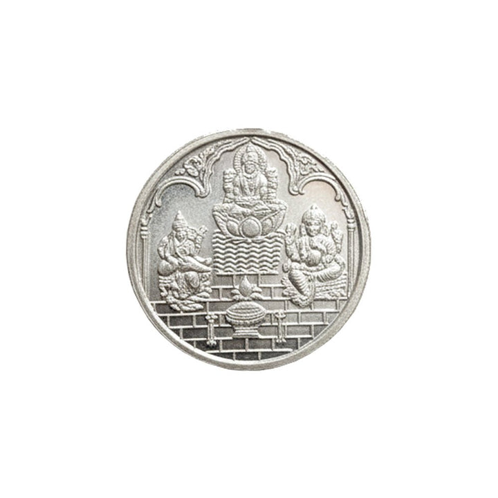 Pure 999 Silver 15g Mahalakshmi Tassya Coin - tassyasilver.com
