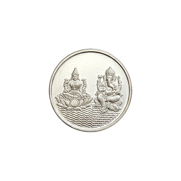 Pure 999 Silver 15g Mahalakshmi Tassya Coin - tassyasilver.com