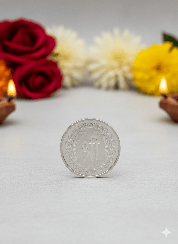 Pure 999 Silver 15g Shree Tassya Coin - tassyasilver.com