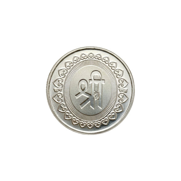 Pure 999 Silver 15g Shree Tassya Coin - tassyasilver.com
