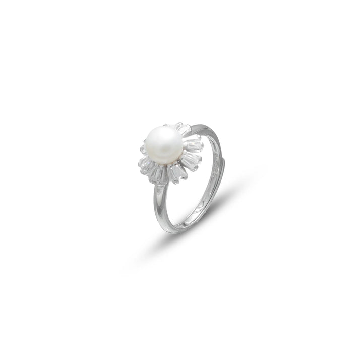 Radiant Pearl Solstice Ring - tassyasilver.com
