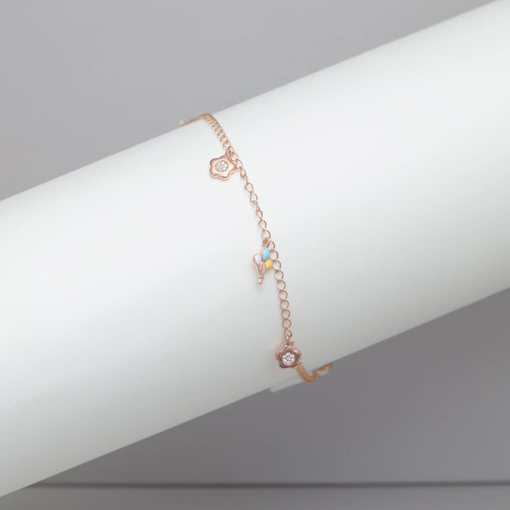 Rosé Dream Charms Bracelet - tassyasilver.com