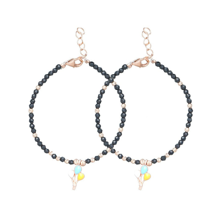 Rose Gold Balloon Baby Bracelet - tassyasilver.com