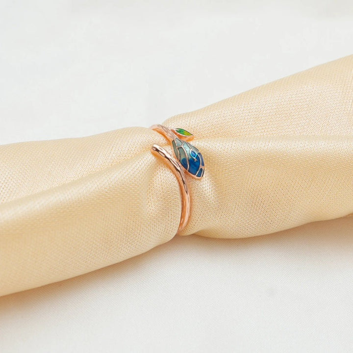 Rose Gold Bloom Embrace Ring - tassyasilver.com