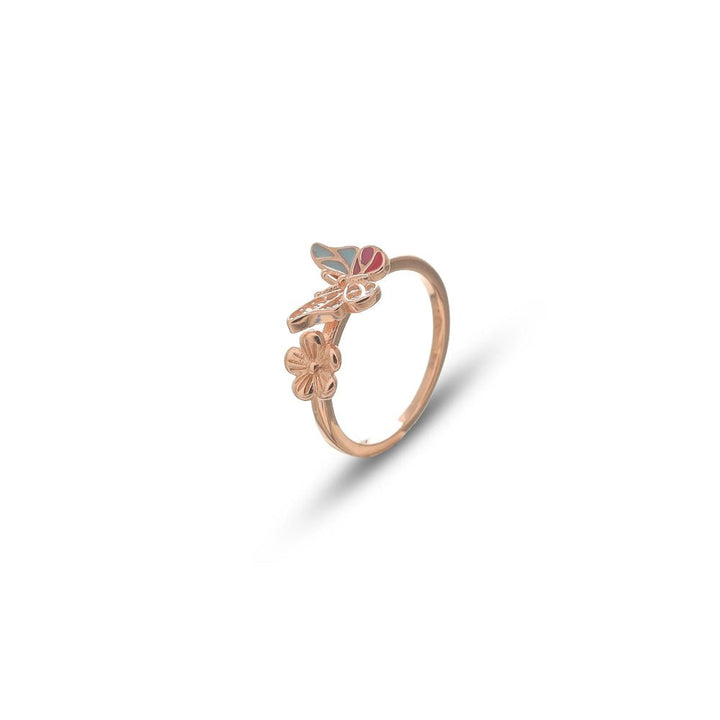 Rose Gold Garden Whispers Ring - tassyasilver.com