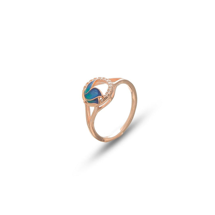 Rose Gold Nature Trail Ring - tassyasilver.com