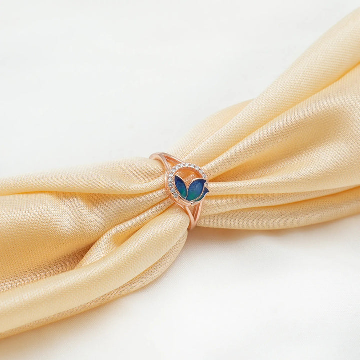 Rose Gold Nature Trail Ring - tassyasilver.com