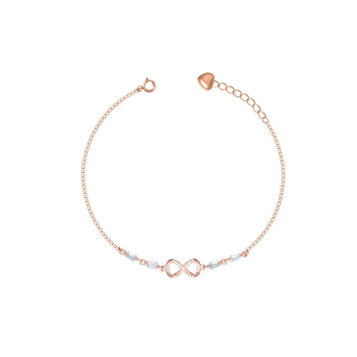 Rosé Infinity Spark Bracelet - tassyasilver.com