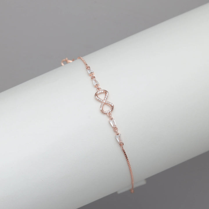 Rosé Infinity Spark Bracelet - tassyasilver.com