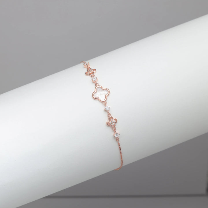 Rosé Petal Bloom Bracelet - tassyasilver.com