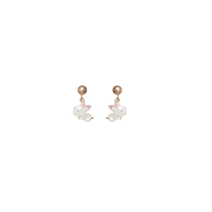 Rosegold Bunny Bliss Drop Earrings - tassyasilver.com
