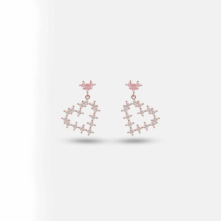 Rosegold Stellar Bloom Earrings - tassyasilver.com