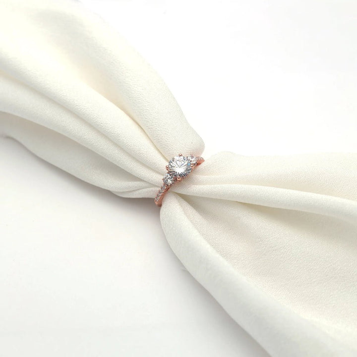 Rosy Gold Glow Ring - tassyasilver.com