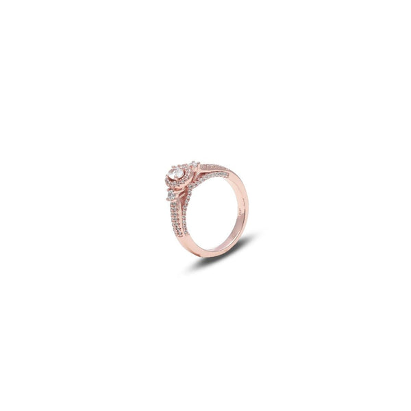 Rosy Oval Delight Ring - tassyasilver.com