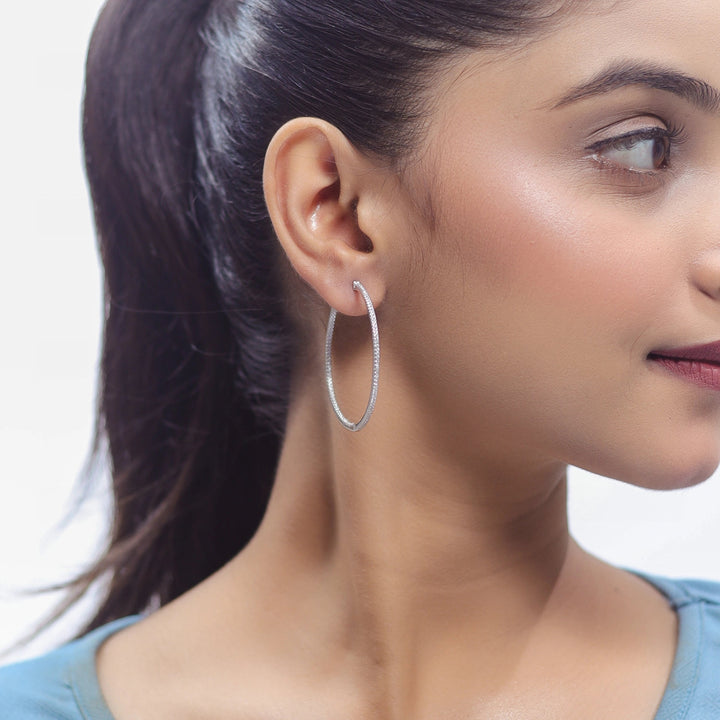 Seraphine Slim Hoops - tassyasilver.com