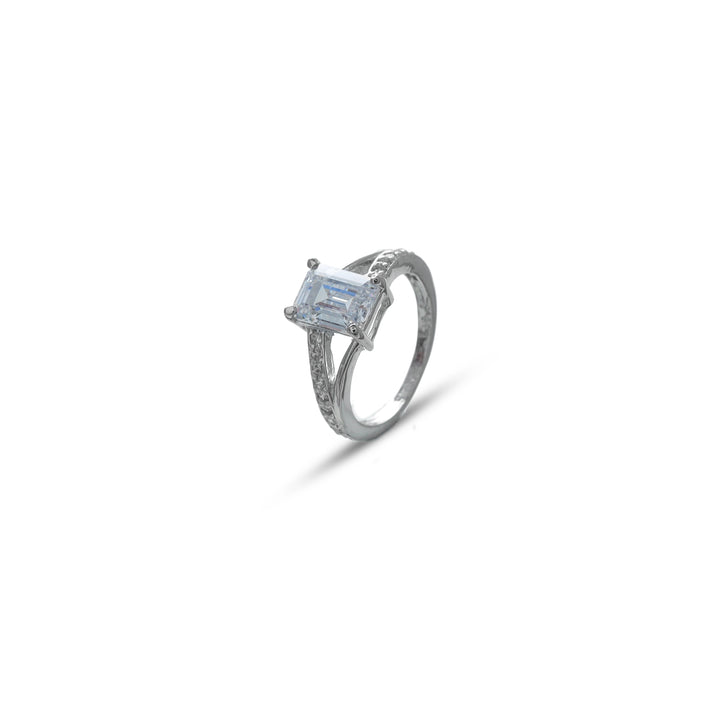 Silver Baguette Elegance Ring - tassyasilver.com