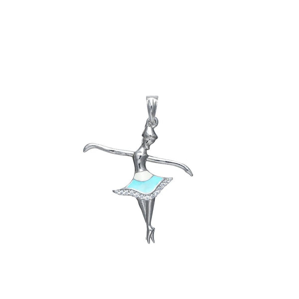 Tassya Silver silver Ballet Grace pendant in 925 sterling silver