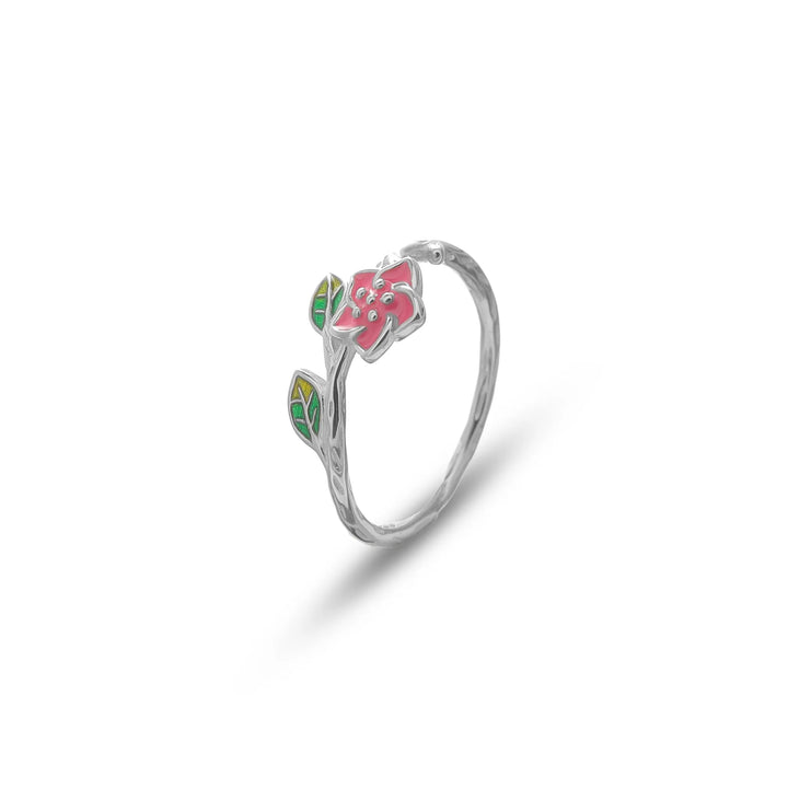 Silver Blossom Branch Ring - tassyasilver.com