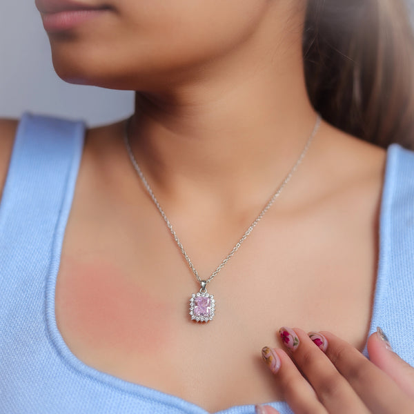 Silver Blush Majesty Chain Pendant - tassyasilver.com