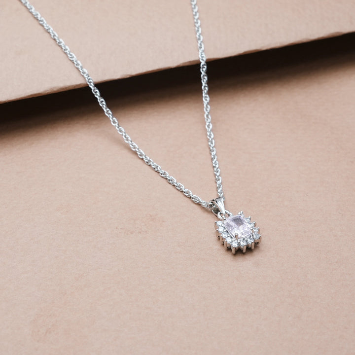 Silver Blush Radiance Chain Pendant - tassyasilver.com