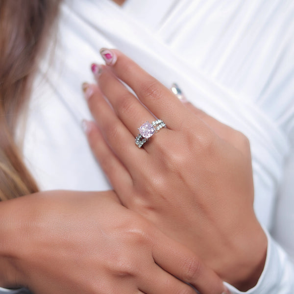 925 Silver Blush Shine Ring