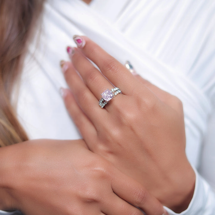 Silver Blush Shine Ring - tassyasilver.com