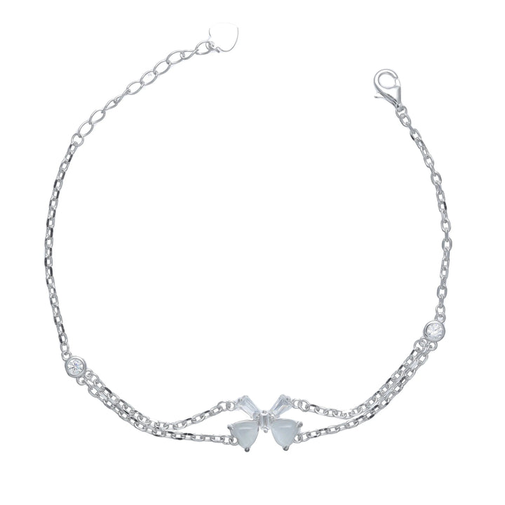 Silver Bow Bracelet - tassyasilver.com