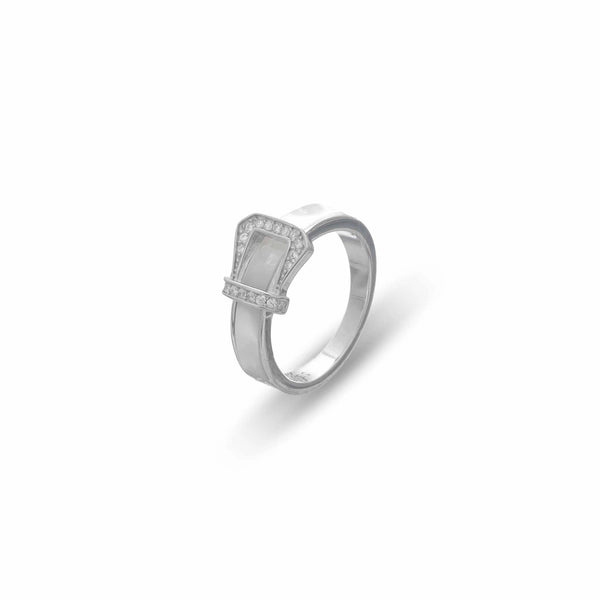 925 silver Buckle Charm ring – Tassya Silver