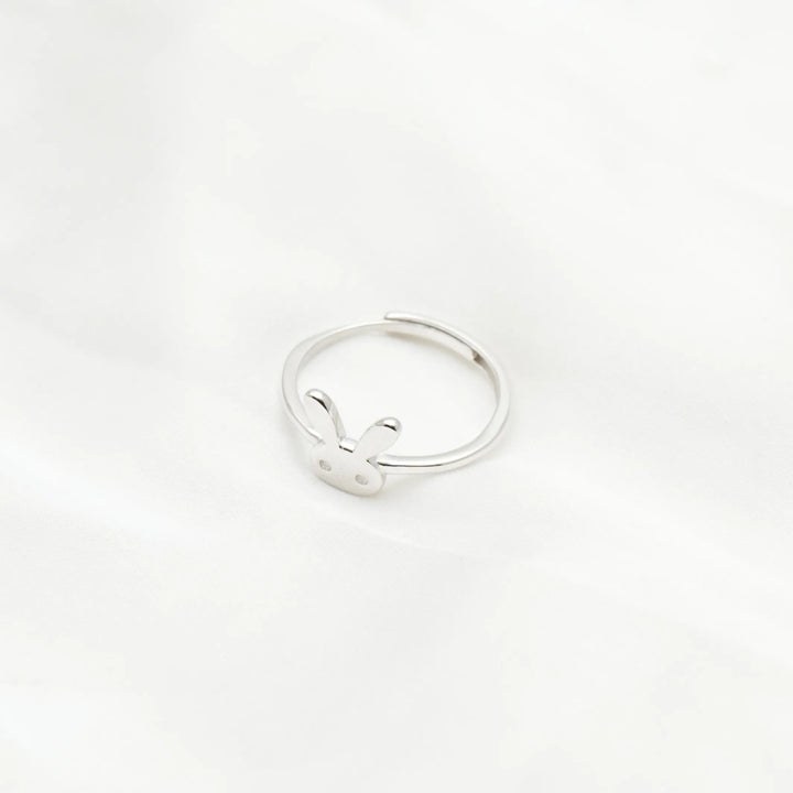 Silver Bunny Bliss Ring - tassyasilver.com