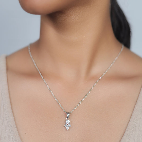 Silver Celestia Spark Chain Pendant - tassyasilver.com