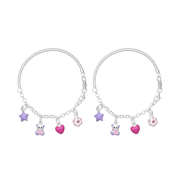 Silver Charm Cutie Baby Kada - tassyasilver.com