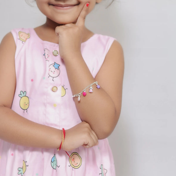 Silver Charm Cutie Baby Kada - tassyasilver.com