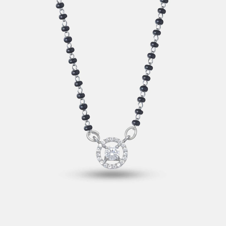 925 silver Circle Shine mangalsutra – Tassya Silver