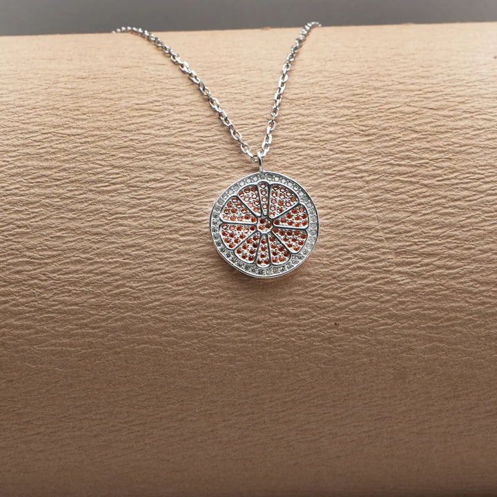 Silver Citrus Spark Chain Pendant - tassyasilver.com