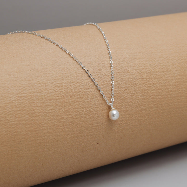 Silver Classic Pearl Chain Pendant - tassyasilver.com