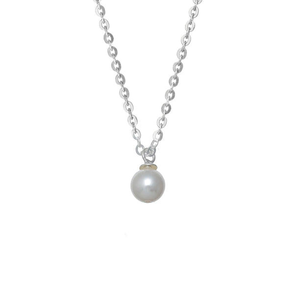 925 Silver Classic Pearl Chain Pendant