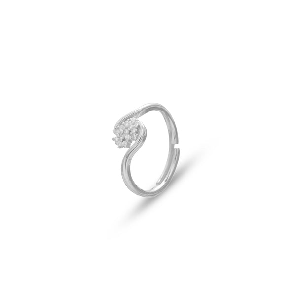 Tassya Silver Cloud Bud Ring in 925 sterling silver.