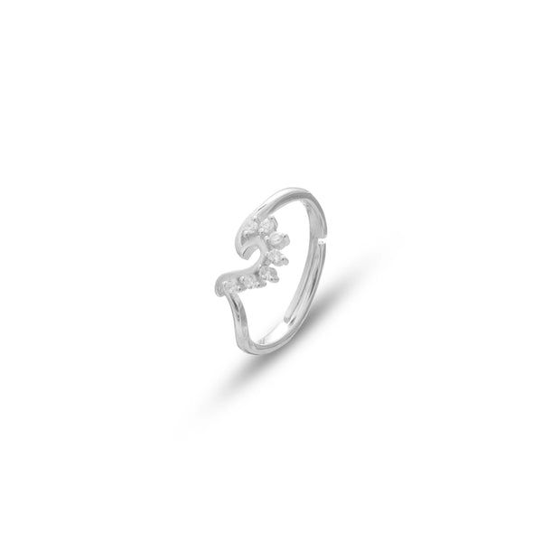 Silver Crest wave Ring - tassyasilver.com