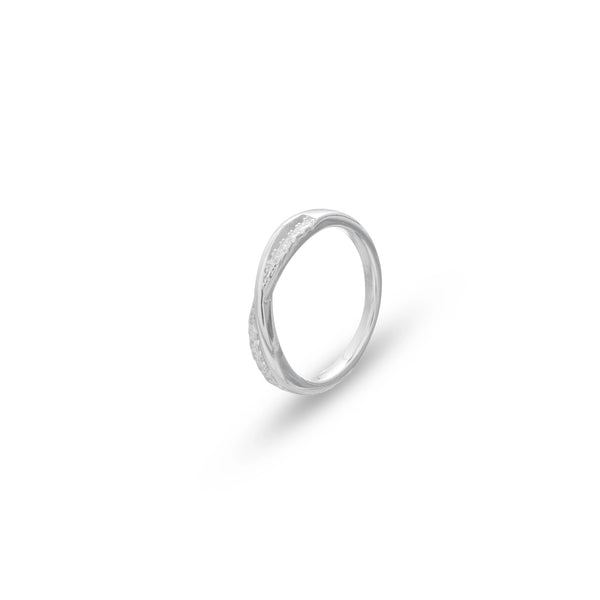 Tassya Silver Crestline Ring in 925 sterling silver.