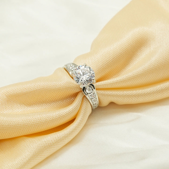 Silver Crown light Charm Ring - tassyasilver.com